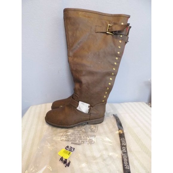 Zulily Women's Durango Boot Brown Buckle Accent Extra Wide Calf Size 7 - Picture 2 of 5